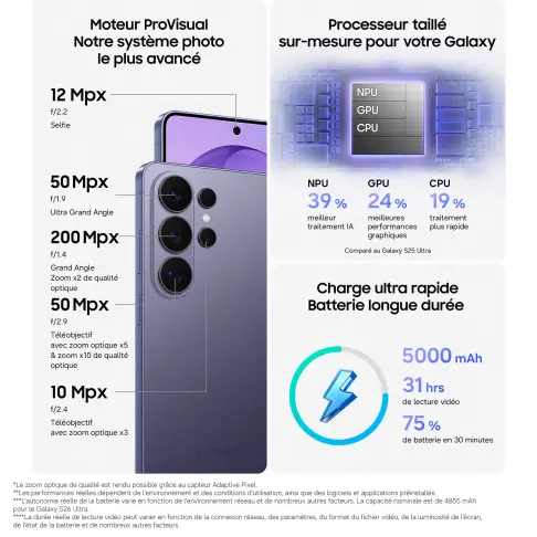 Smartphone SAMSUNG GALAXYS26ULTRAVIOLET512 - 9