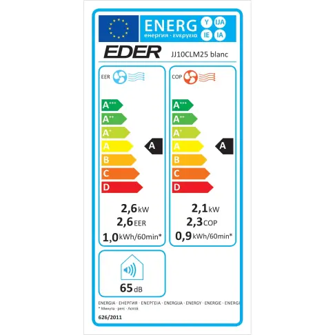 Climatiseur monobloc EDER JJ 10 CLM 25 - 3
