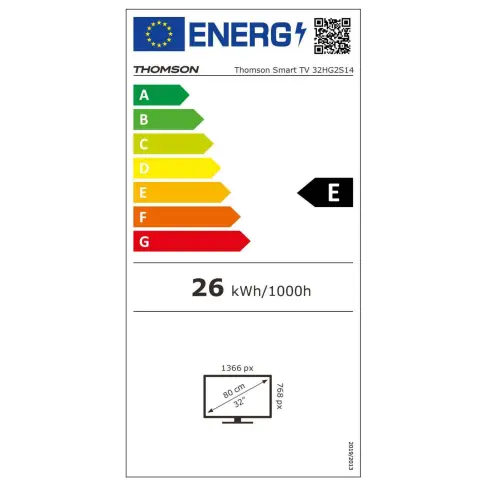 Tv led 32'' THOMSON 32HG2S14 - 14