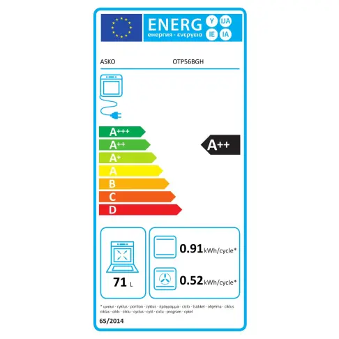 Four pyrolyse ASKO OTP56BGH - 2