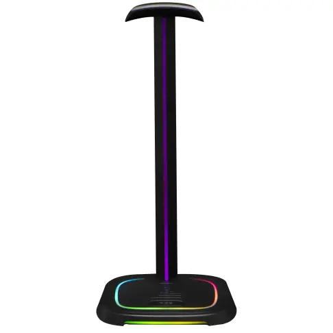 support casque gaming.rgb.noir. - 1