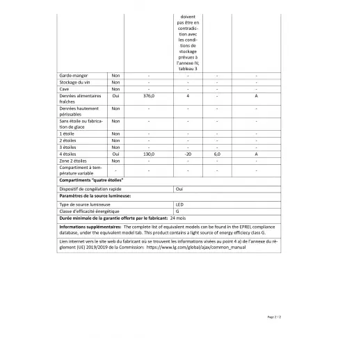 Réfrigérateur 2 portes LG GTD7850PS - 5