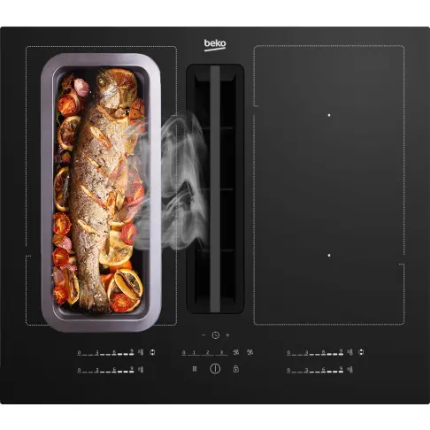 Plaque aspirante induction BEKO HIXI84700UF - 7