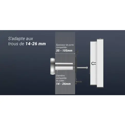 Judas connecté EZVIZ HP2SILVER - 6