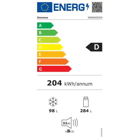 Réfrigérateur intégrable combiné inversé SIEMENS KB96NSDD0 - 7