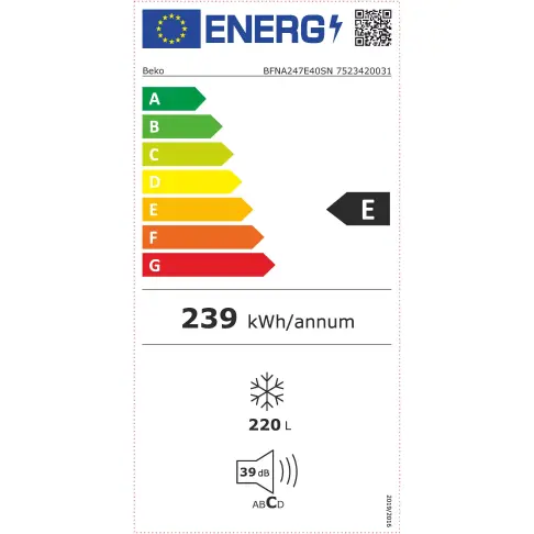 Congélateur intégré BEKO BFNA247E40SN - 3