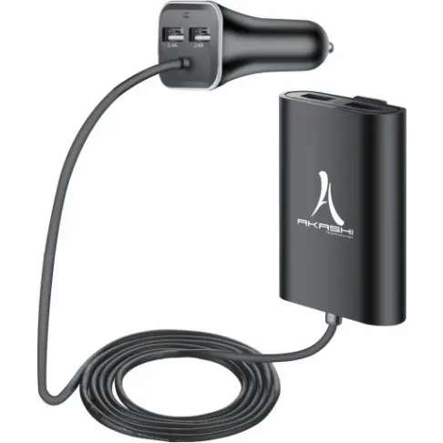 Cordon allume cigare AKASHI ALTCARCH 4 USB - 1