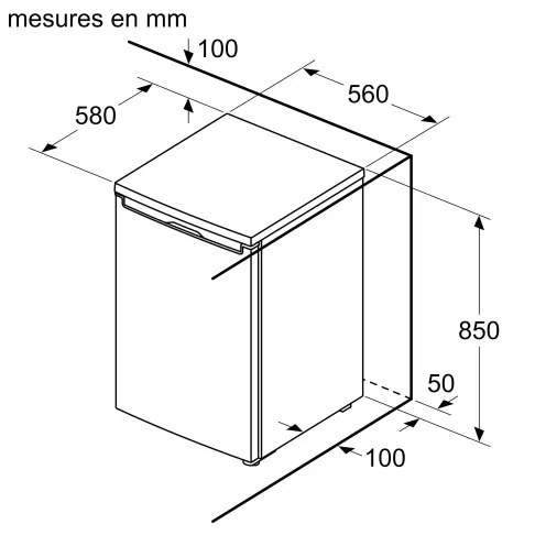 Congélateur armoire BOSCH GTV15NWEB - 3