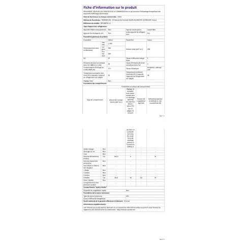 Réfrigérateur 2 portes EDER ERF206P2S-11 - 3
