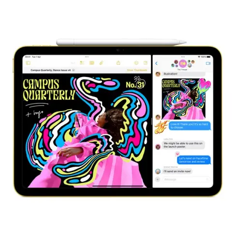 Tablette APPLE iPad 11 Jaune 128 Go - MD4D4TY/A - 4