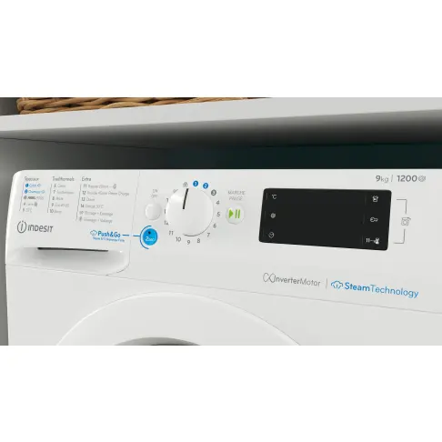 Lave linge hublot INDESIT BWE91295XWVFR - 2