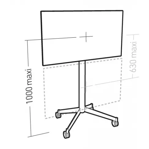 Pied tv mobile ERARD 039220 - 6