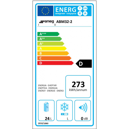 Refrigerateur 1 Porte Smeg Abm 32 2 Mda