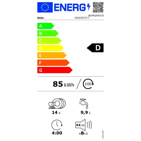 Lave-vaisselle 60 cm BEKO BDFN26431S - 2
