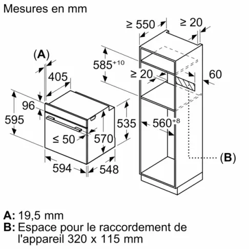 Four hydrolyse - écolyse BOSCH HBA553BR3F - 6