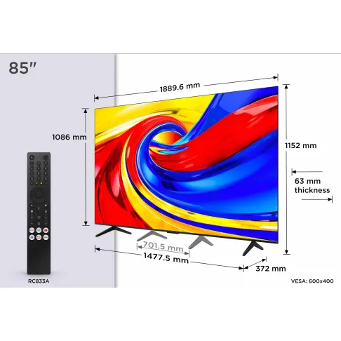 Tv led 85'' TCL 85P79L - 2