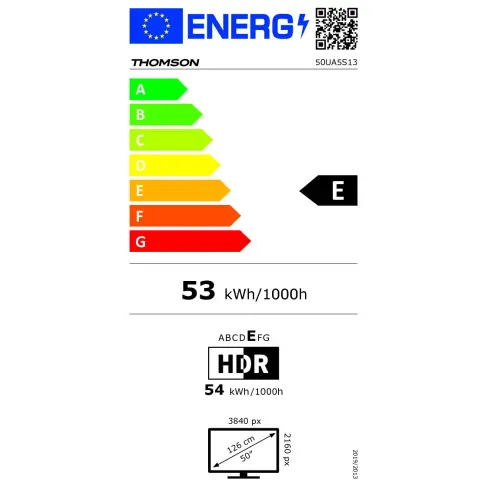 Tv led 50'' THOMSON 50UA5S13 - 16