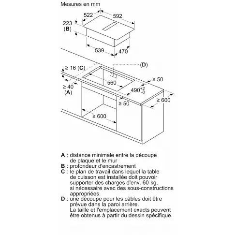 Table aspirante induction BOSCH PVS611B16E - 13
