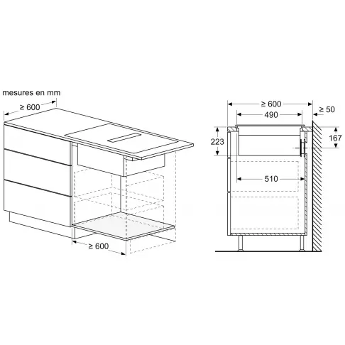 Table aspirante induction BOSCH PVS611B16E - 15