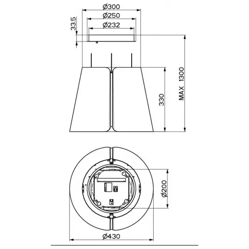 Hotte îlot FABER 5816458 - 4