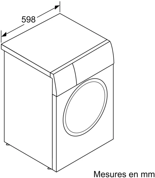 Lave-linge Bosch Hublot WAN28209FR 9kg 1400 Tours/min Blanc Neuf