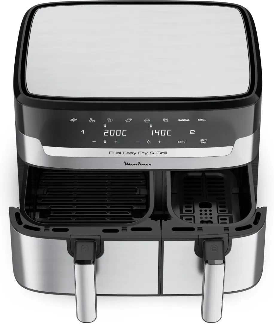 Moulinex Dual Easy Fry & Grill EZ905D20 — vue 3