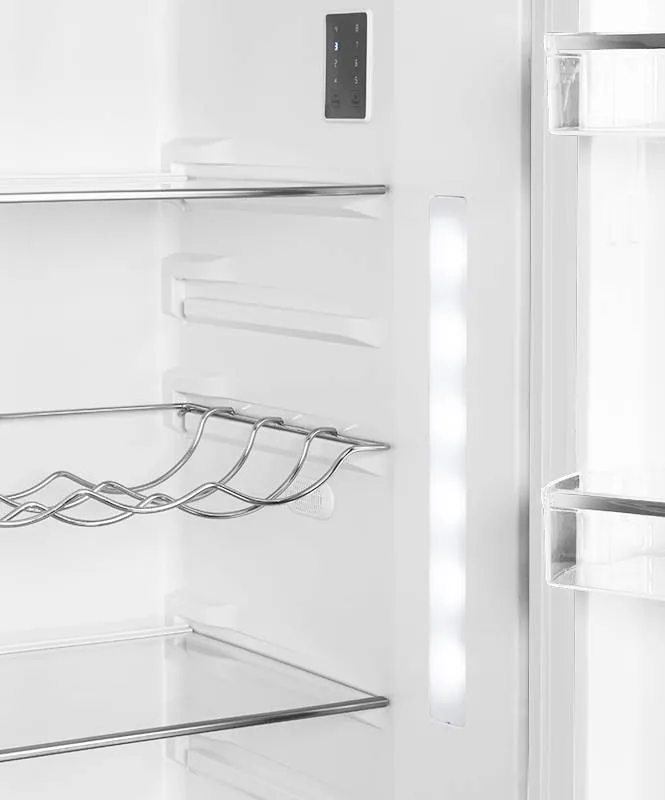 Réfrigérateur 1 porte avec freezer 330 L inox - SCODF335X - Schneider