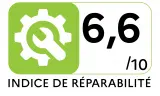 Lave-linge hublot FAURE FWF84404DD - Indice de réparabilité