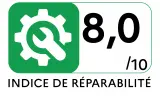 Lave-linge intégrable ELECTROLUX EW7F1480BI - Indice de réparabilité