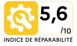 Ordinateur portable HP 15-FC0113NF - Indice de réparabilité
