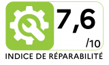 Indice de réparabilité Lave-vaisselle 60 cm BEKO TDFV15315S - Indice de réparabilité