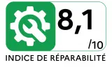 Smartphone MOTOROLA G24VERT - Indice de réparabilité
