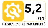 Aspirateur balai HOOVER HF 522 RPW - article.repairability.index