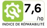 Smartphone APPLE MTVA3ZD/A - Indice de réparabilité