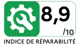 Indice de réparabilité Aspirateur traineau avec sac BOSCH BGBS2LB1 - Indice de réparabilité