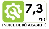 Indice de réparabilité Lave-linge frontal JEKEN JLLFS7FW-11 - Indice de réparabilité