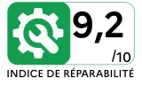 Lave-vaisselle tout intégré 60 cm BOSCH SMV4HVX14E - Indice de réparabilité