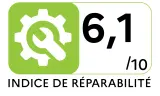 Tv oled 55 pouces  55S8G - Indice de réparabilité