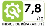 Lave-vaisselle tout intégré 45 cm BEKO BDIS15031 - Indice de réparabilité