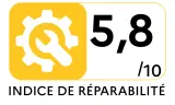 Ordinateur portable HP 17-CP2010NF - Indice de réparabilité