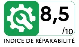 Indice de réparabilité Lave linge hublot ELECTROLUX EW6F4943FA - Indice de réparabilité