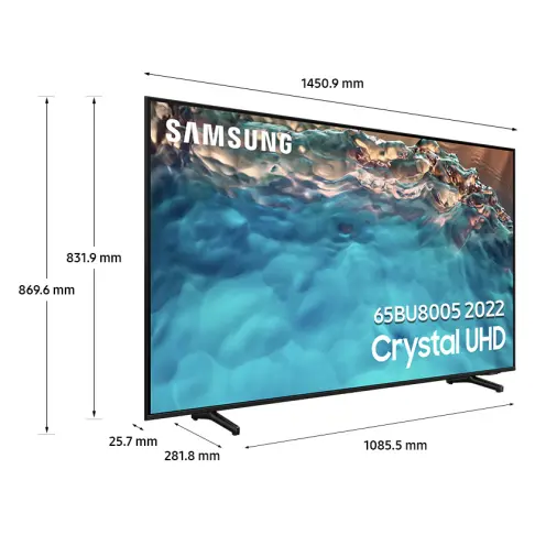 Télé led 60 pouces SAMSUNG UE60BU8005 - 2