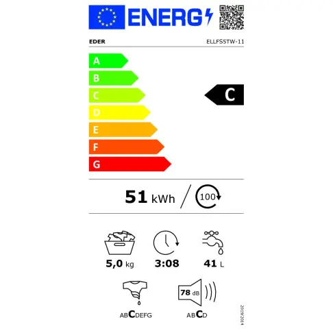 Lave-linge top EDER ELLFS5TW-11 - 7