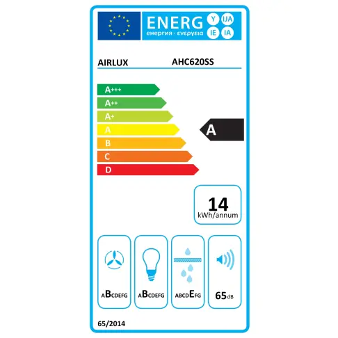 Hotte visière AIRLUX AHC620SS - 2