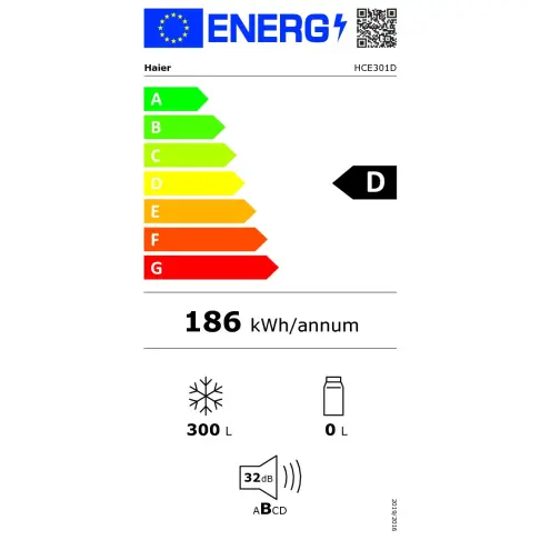 Congélateur coffre HAIER HCE301D - 4