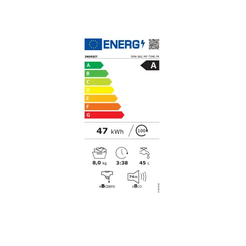 Lave-linge frontal INDESIT IMW862MYTIMEFR - 2