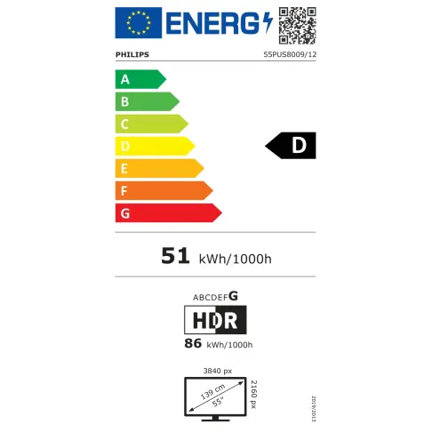 Tv led 55'' PHILIPS 55PUS8009/12 - 2