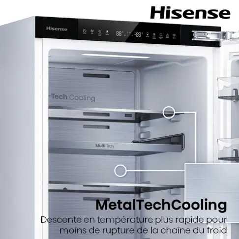 Réfrigérateur combiné intégré HISENSE RB3B250SAWE - 13