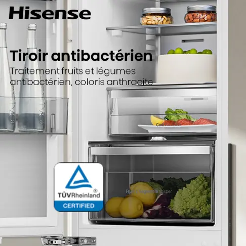 Réfrigérateur combiné intégré HISENSE RB3B250SAWE - 11