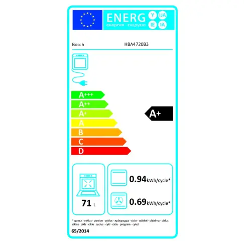 Four pyrolyse BOSCH HBA4720B3 - 12